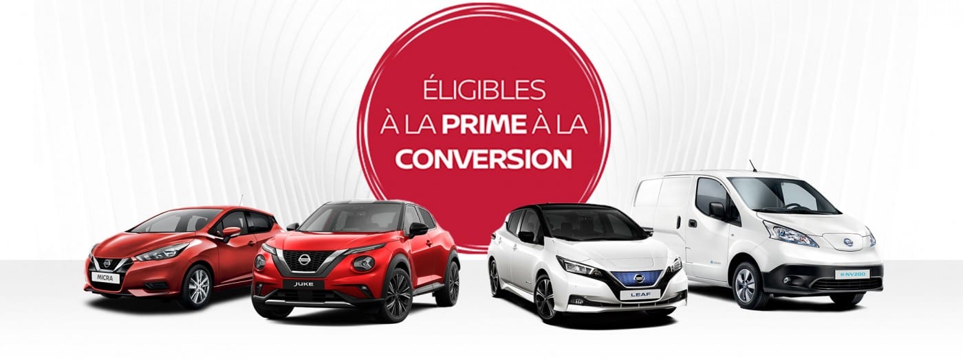 Nos Véhicules éligibles à La Prime à La Conversion - Nissan