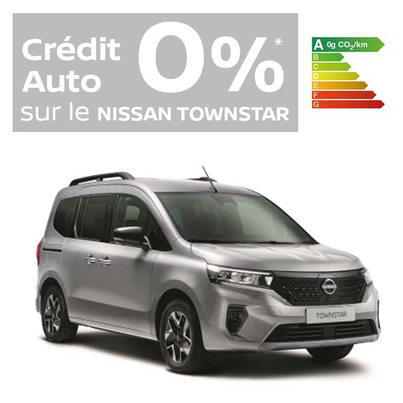 Nissan townstar à crédit taux 0